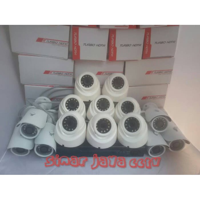PROMO PAKET CCTV 16CHANEL TURBO HD 3MP(KMPLIT TGGL PSNG)