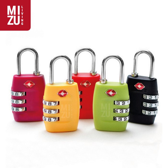 Travel Baggage Luggage Lock TSA WARNA WARNI - Gembok Tas Koper