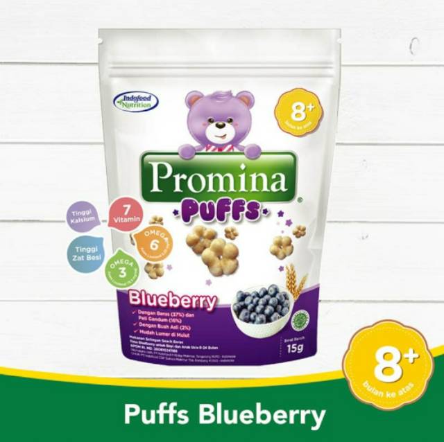 Promina Puffs Pack - 15gr 8+/ Cemilan bayi - puff