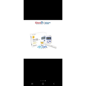 glucoDr original ALAT UKUR GULA DARAH lengkap bio sensor+strip 25pcs