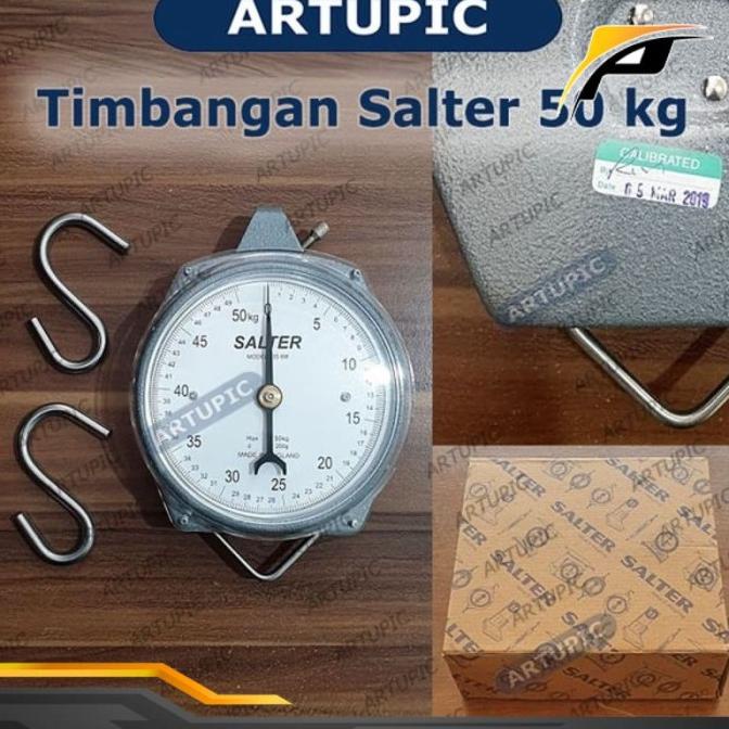 Timbangan Gantung Salter 50 Kg Jarum Original England Kalibrasi