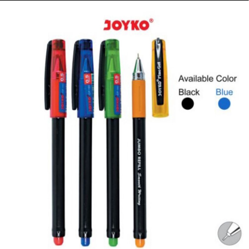 

(1 Biji) Bolpen Joyko GP-190 Pino Gel 0.5 mm Gel Pen / Gel Pen Joyko GP 190 (1 Biji)