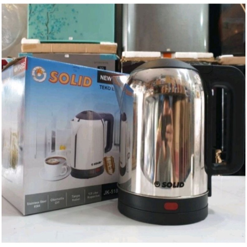 Ceret Listrik New YARIS Solid / Teko Pemanas Air /  Ketel Elektrik Stainless Steel