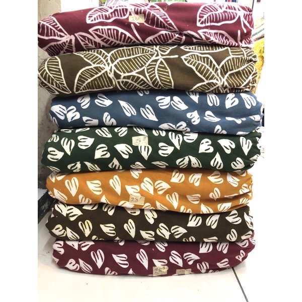 Kain Batik Rayon Santung Motif
