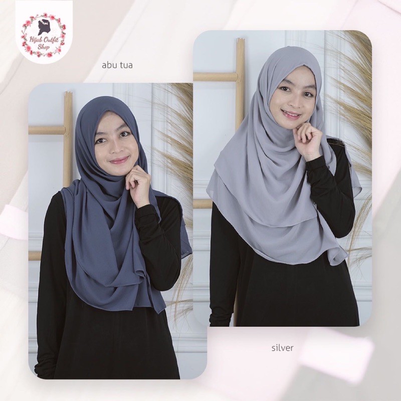 Khimar Instan Nazma / khimar non pad bahan baby doll