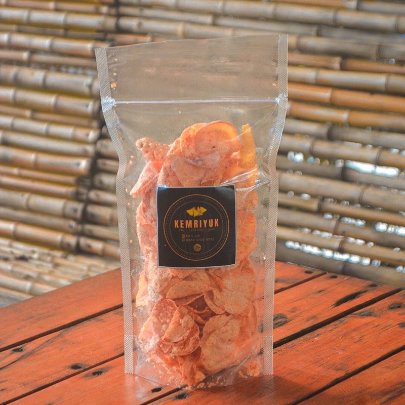 

KERIPIK / KRIPIK / CRIPING OPAK BALADO 125g ASLI TEMANGGUNG