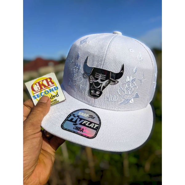 topi pria original branded snapback NBA CHICAGO BULLS LOGO BESI