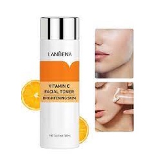 LANBENA Vitamin C Facial Toner - Menyegarkan Whitening Skin Care Moisturizer Serum Essence Anti-Aging Wrinkles (100 ml)