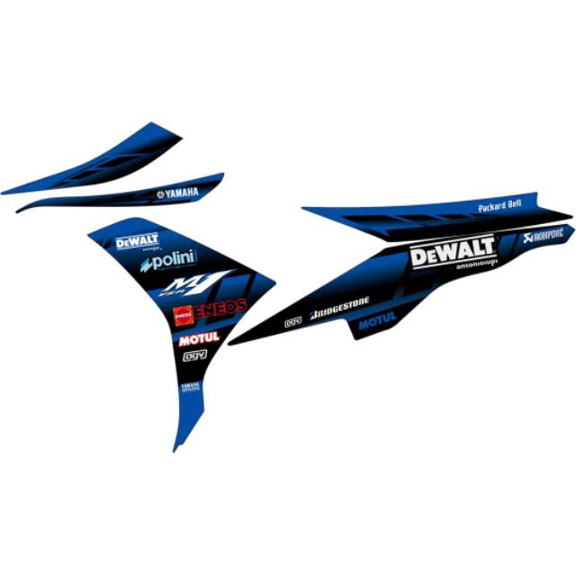 STIcker mx 135 new VARIASI YAMAHA MOTOR sticker keren termurah mx keren stiker mx murah