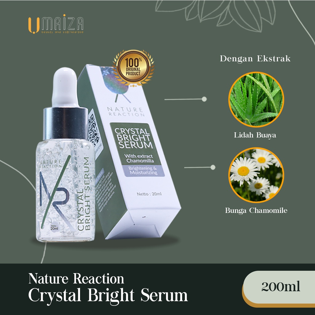 NATURE REACTION CRYSTAL BRIGHT SERUM |NATURE REACTION CRYSTAL SERUM NATURE REACTION SERUM 100% ORI
