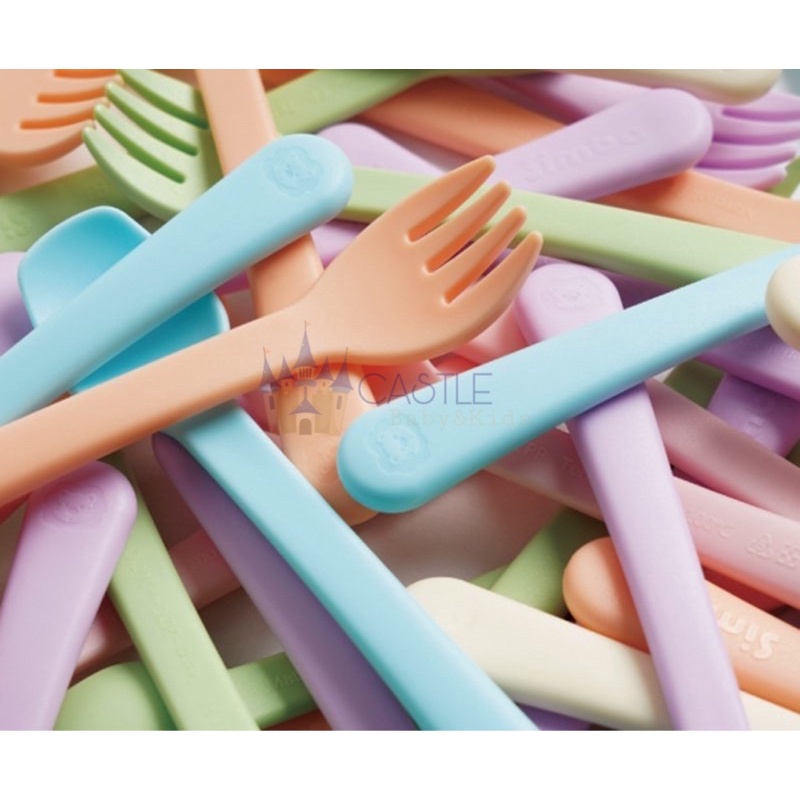 Castle - Simba Its Yummy Learning Spoon &amp; Fork Set - Sendok Garpu Set Simba