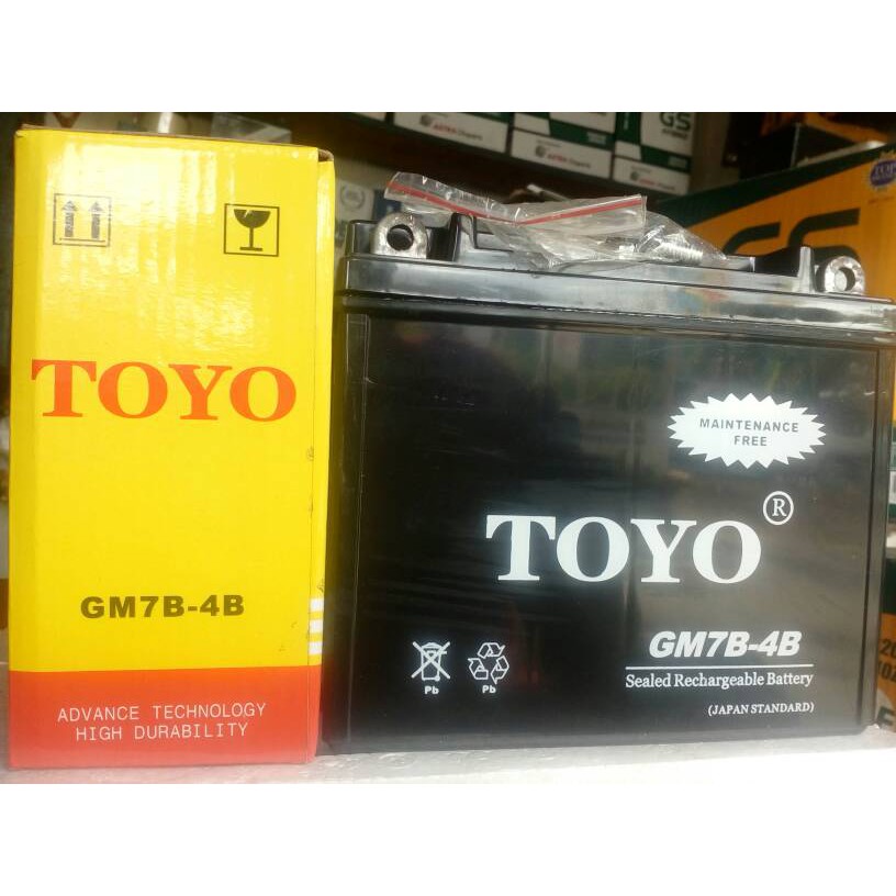 Aki / Accu Motor TOYO GM7B-4B MF