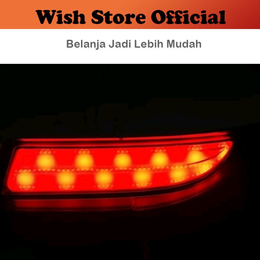 [SET] Lampu Reflektor Reflector Bumper Bemper Belakang Avanza / Xenia 2012 2013 2014 2015 2016 2017 
