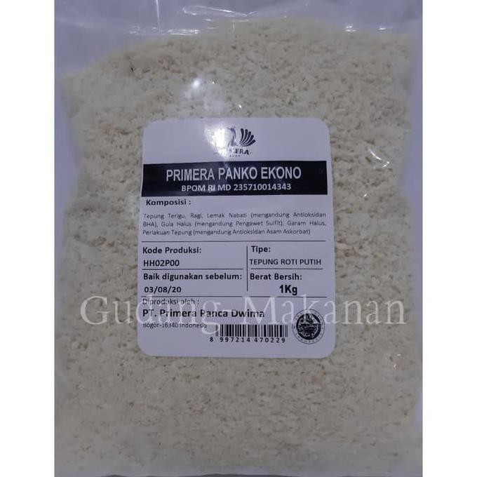 

GRATIS ONGKIR Panko/Bread Crumb/Tepung Roti 1Kg TP23