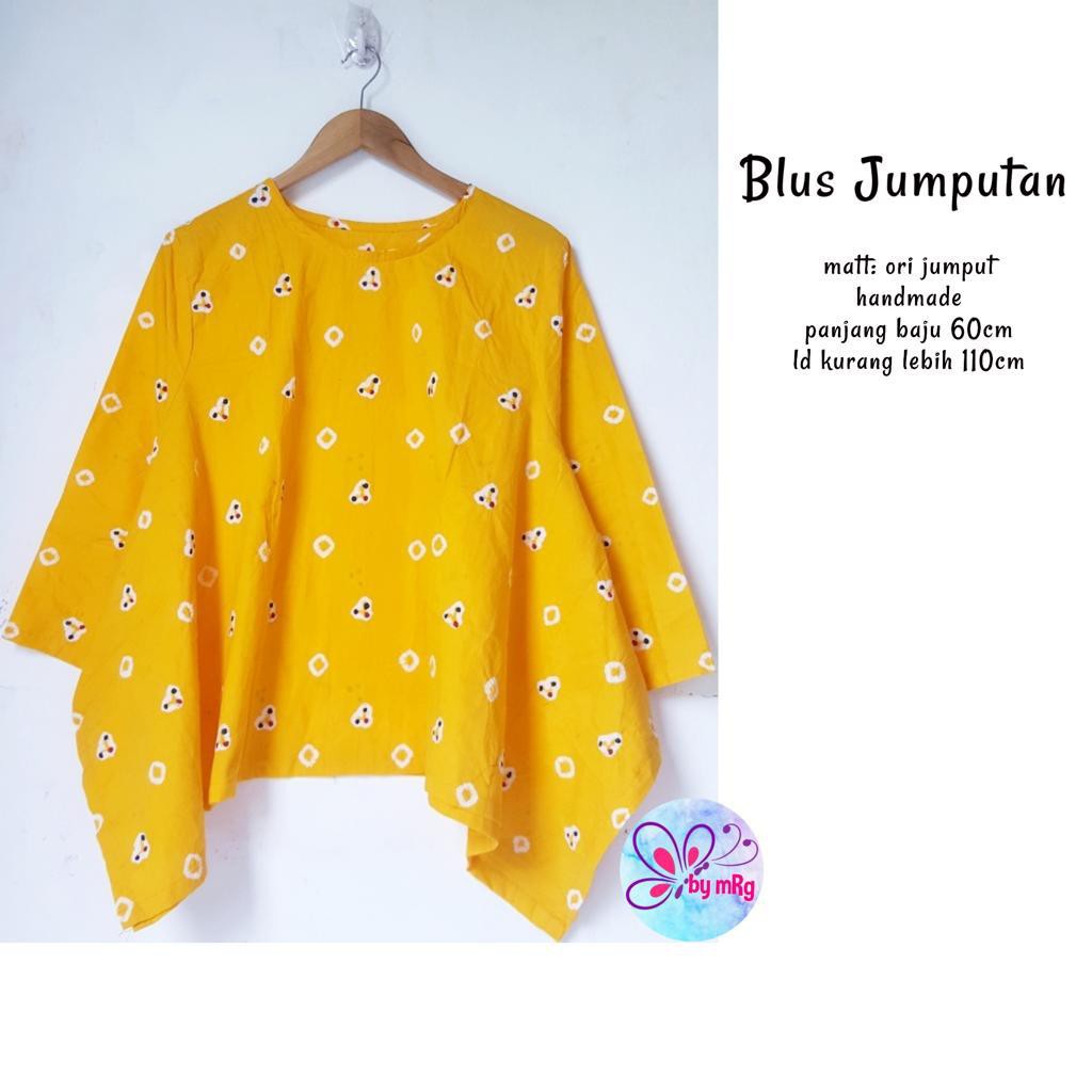 Blus jumputan ori jumput handmade