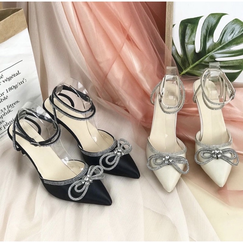 heels A6666 sendal wanita import realpict