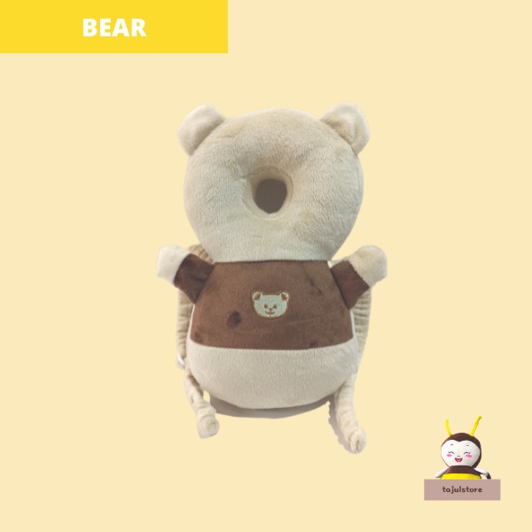 Bantal Pelindung Kepala Bayi Bear+Strap
