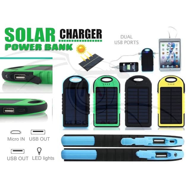 Power Bank Solar / Surya Cell 99000 Mah