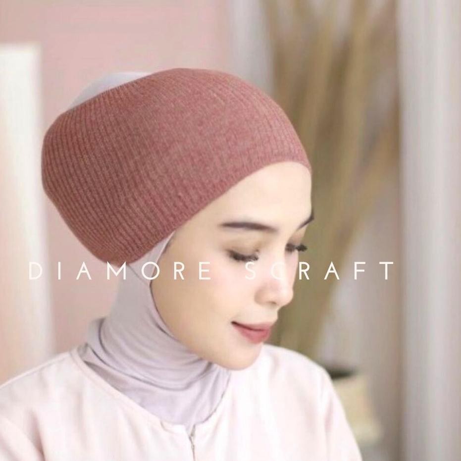 BISA COD INNER KNIT HIJAB CIPUT RAJUT Part 2 PREMIUM BY DIAMORE SCRAFT