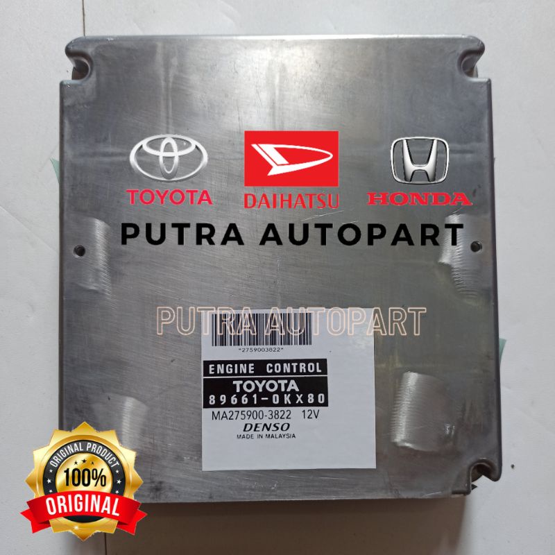 ecu / komputer hilux diesel 89661 - 0KX80 original toyota