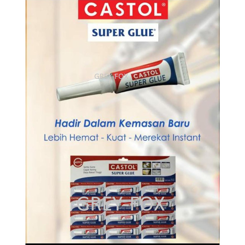 

CASTOL SUPER GLUE TUBE 3G