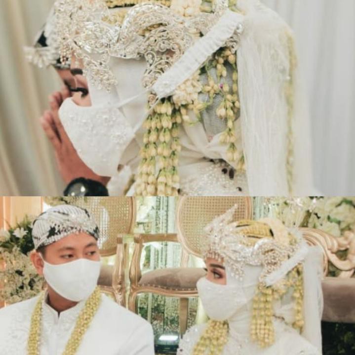 Brightϟ [PAKET] MASKER AKAD NIKAH | BRUKAT TILE BUNGA PREMIUM | COUPLE | RESEPSI | PESTA | HIJAB KON