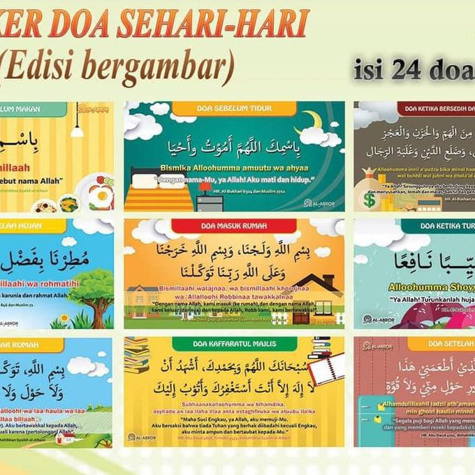 READY-STORE STIKER DOA-DOA SEHARI-HARI 1 SET 24 DOA