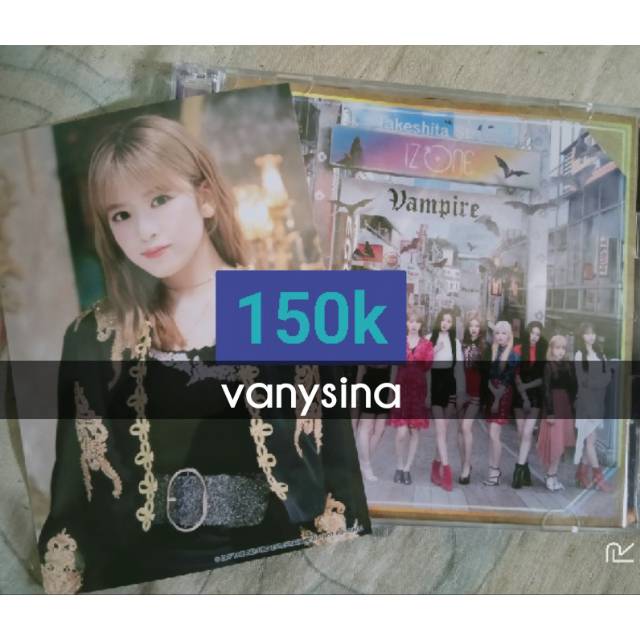 [CD&DVD]IZ*ONE IZONE single Jepang - Vampire Tipe A (PP Yujin)