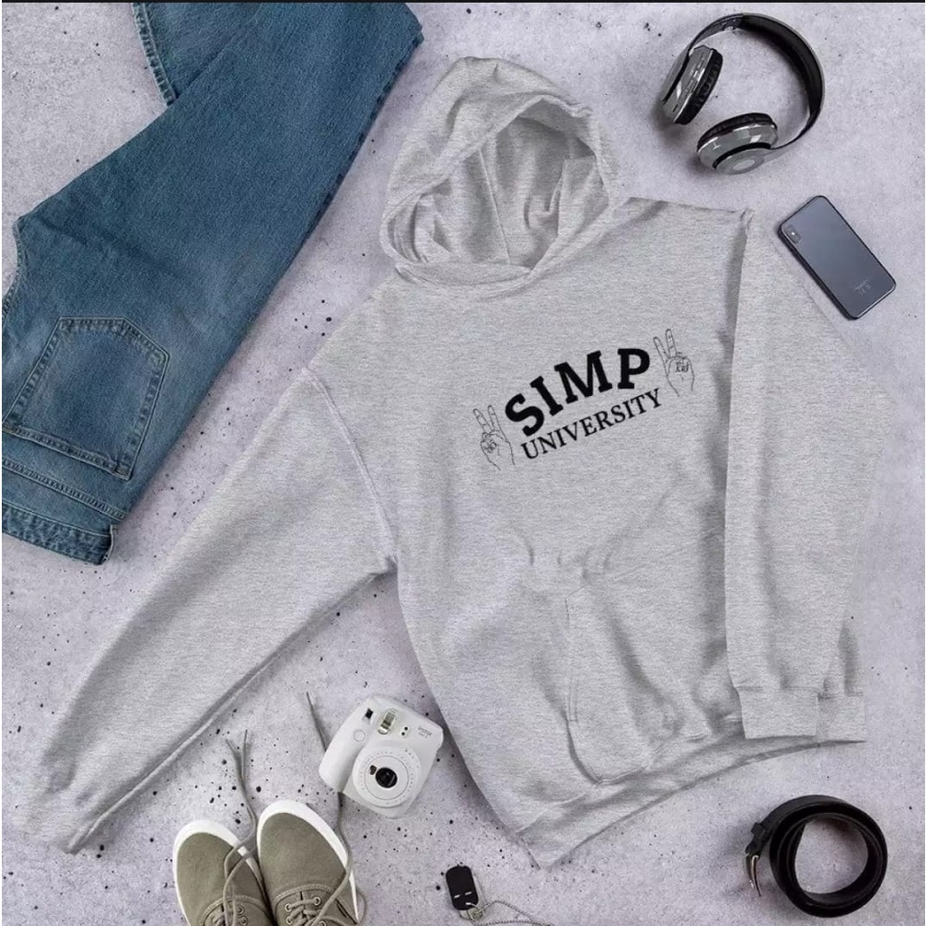 SIMP HOODIE UNISEX - ATASANA TEBAL KEKINIAN - BAJU LEMBUT  PREMIUM