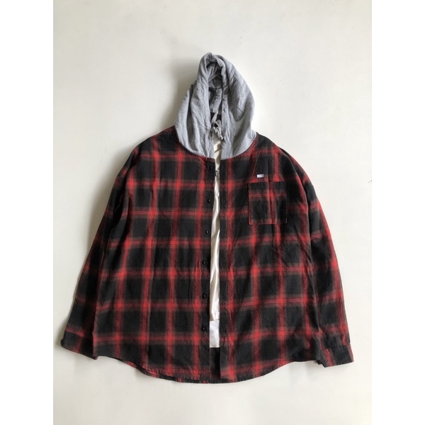 flanel hoodie veterano