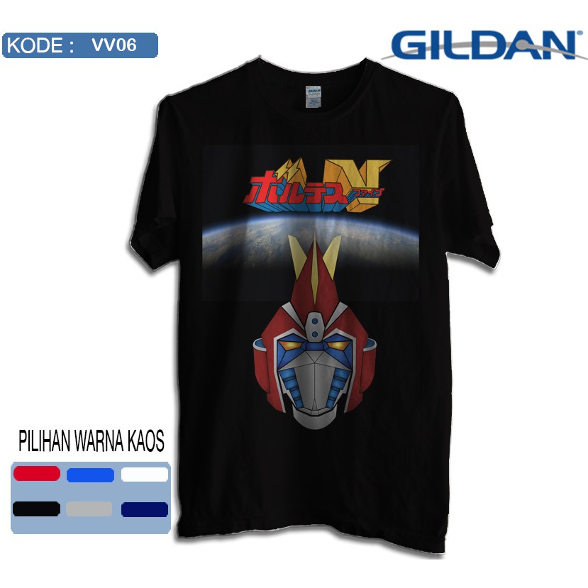 Kaos the voltes v anime original gildan softstyle vv06
