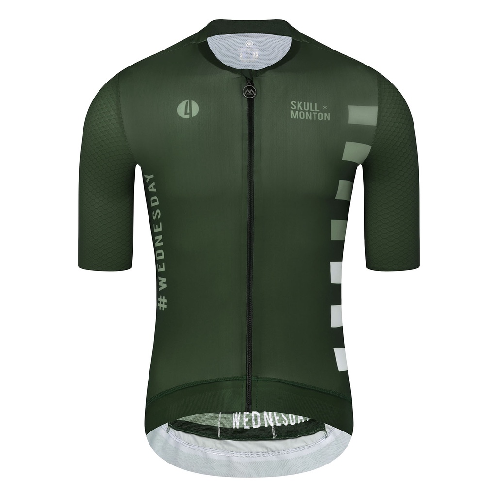 JERSEY MONTON MAN WEDNESDAY II GREEN 2022 - BAJU SEPEDA ROADBIKE MTB