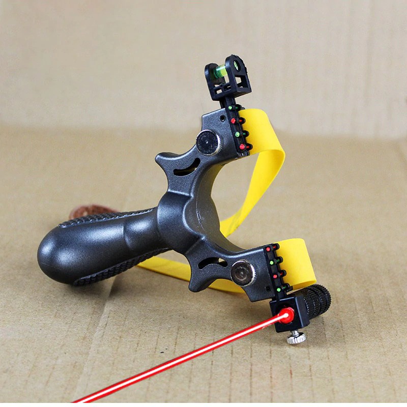 Ketapel Tactical Slingshoot With Laser Sight &amp; Rubber Band - SSGX