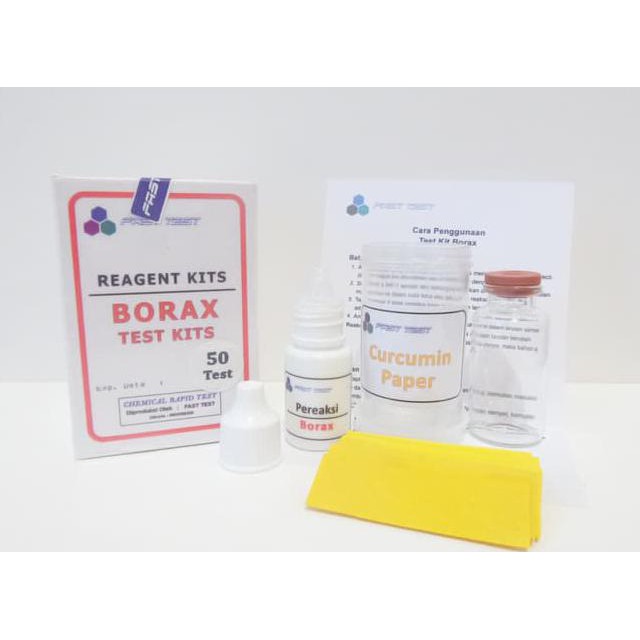 Diskon Test Kit Boraks (Borax), Alat Untuk Menguji Kandungan Borak Terbaru