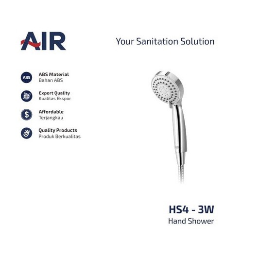 AIR Hand Shower tipe HS4-3W