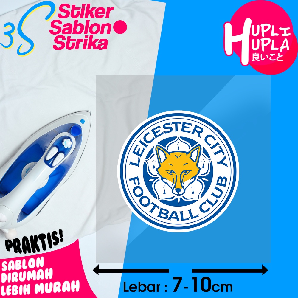 Stiker Sablon Setrika Klub Sepak Bola Liga Inggris Sticker Emblem Gosok Untuk Baju dan Jersey