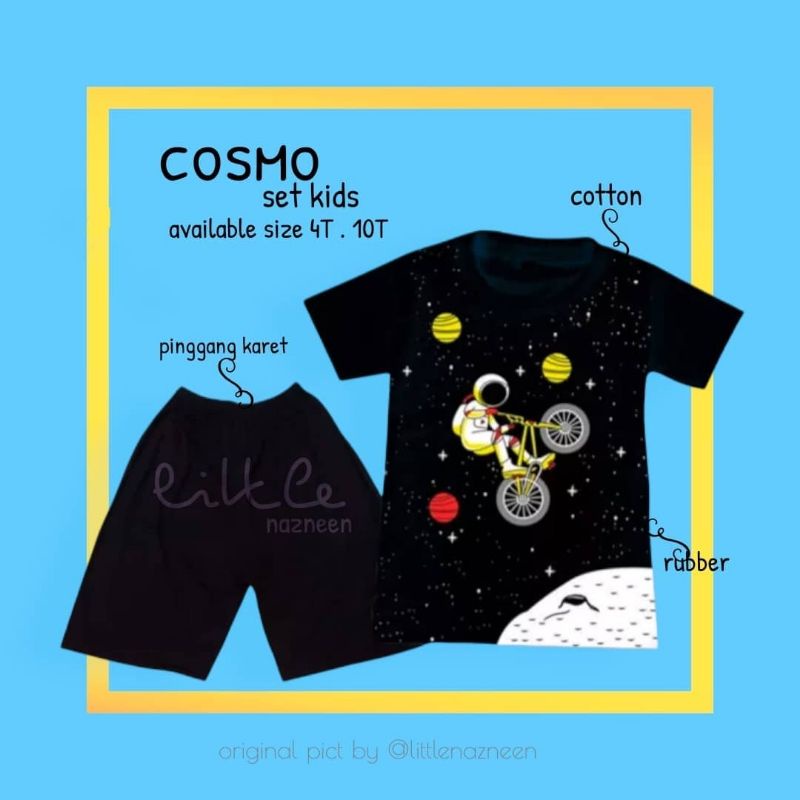 Cosmo Set Kids/Setelan Anak Cowok Murah