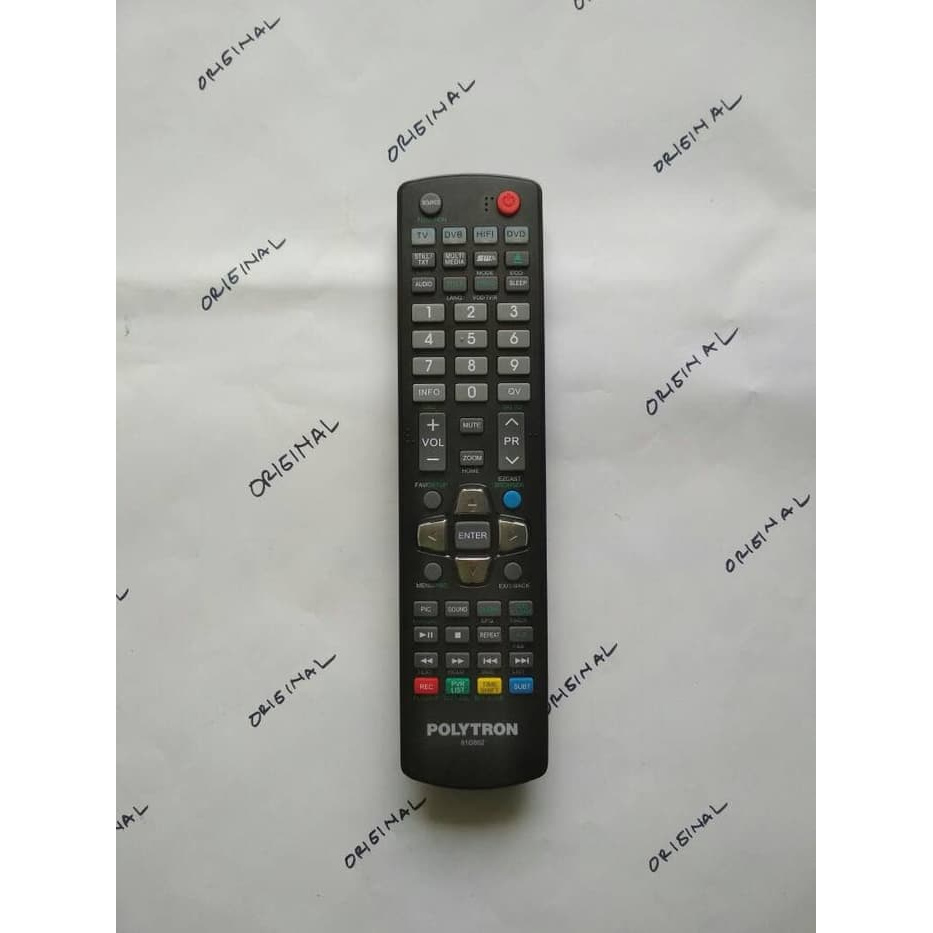 Remot Remote Polytron 81G862 Original Tv Dvb Hifi Dvd Ori Asli
