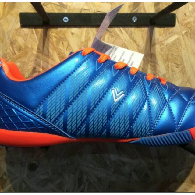 NEW Sepatu futsal vegeto Aizuko Biru orange original new 2017