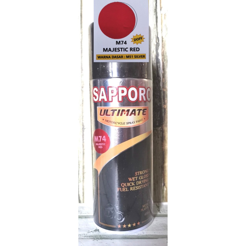 Pilok Sapporo Ultimate MERAH DOP MAJESTIC RED M74 400ML