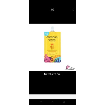 SUNSCREEN CARASUN 8ML