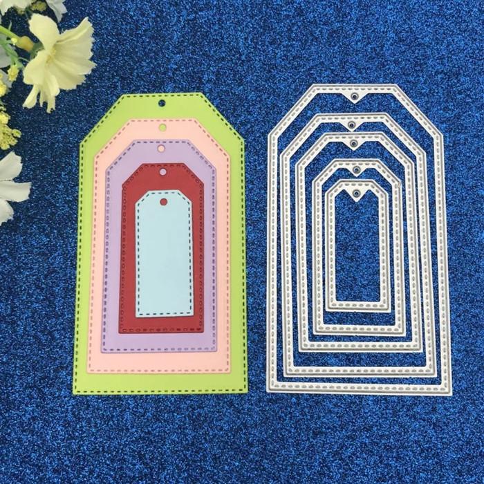 

Delia | Metal Cutting Dies Label Frames Card Dies Potong Kertas