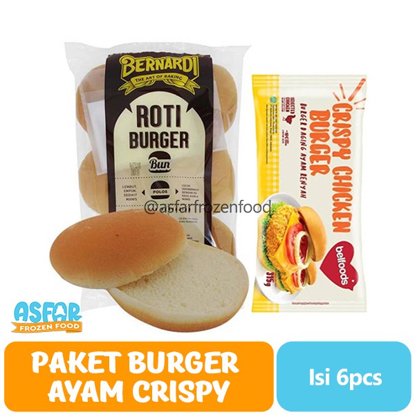 

Paket Burger Ayam Crispy Isi 6 pcs