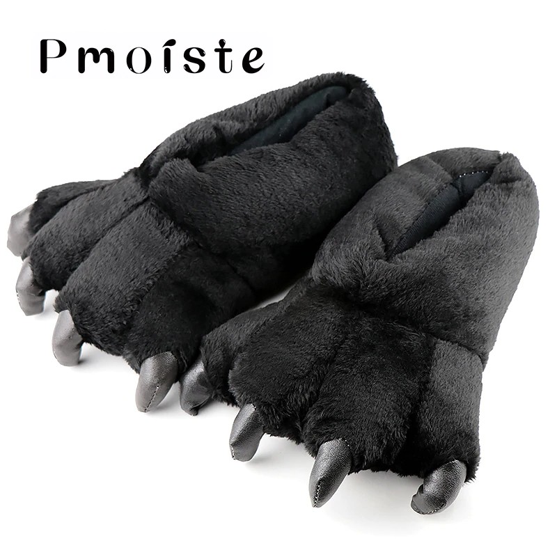 white bear claw slippers