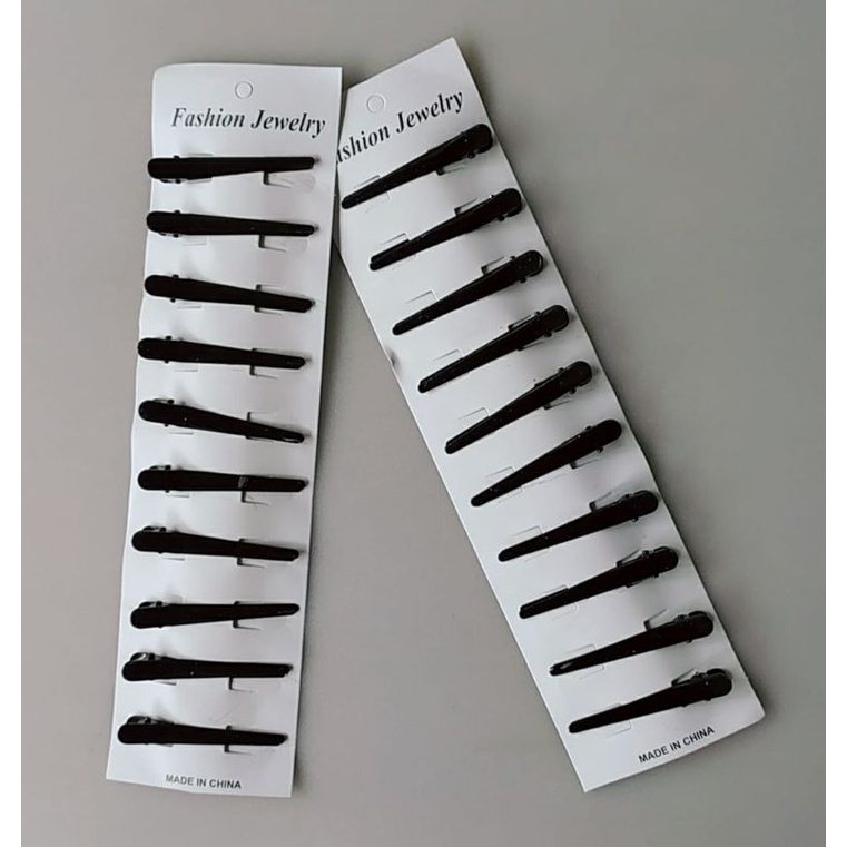 1 pcs Jepit Rambut Hitam jepit rambut bebek Kecil