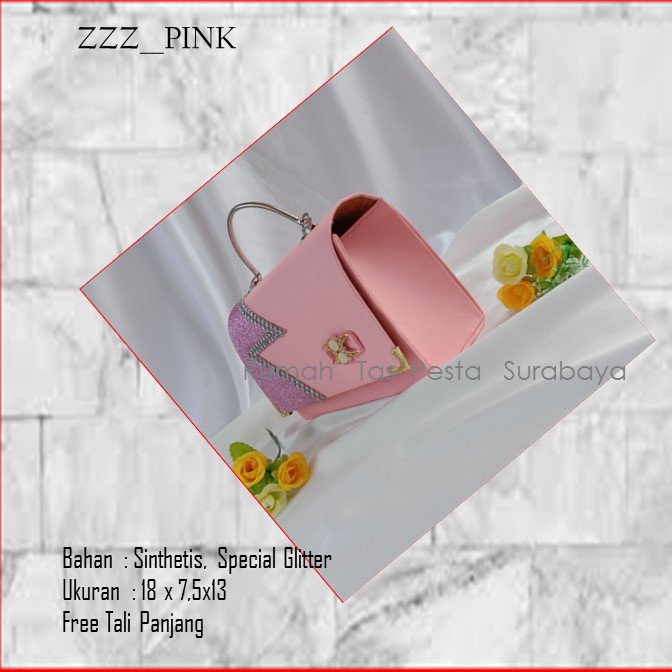 Tas Gliter,Tas Cantik,Tas Elegant,ZZZ__PINK