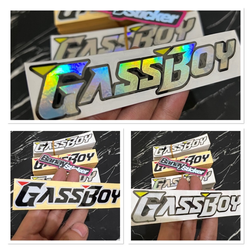 STICKER STIKER GASSBOY GASS BOYY CUTTING