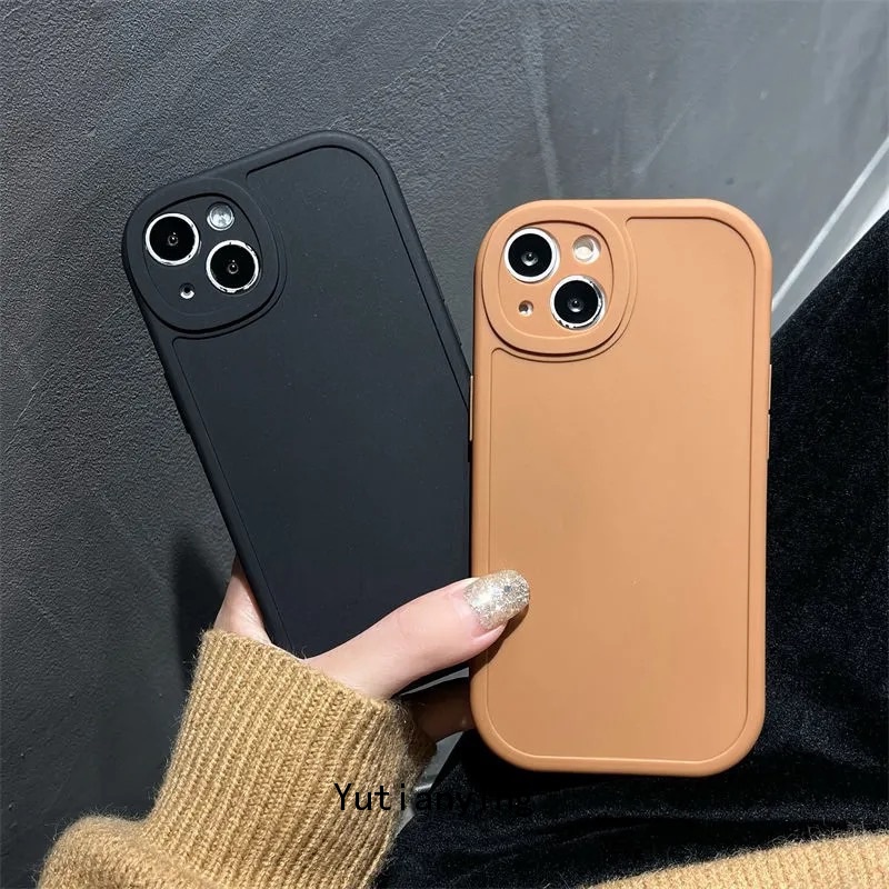 Soft Case Tpu Warna Permen Polos Untuk iPhone 7plus 13 12 11 pro max XR X XS 7 8 plus SE