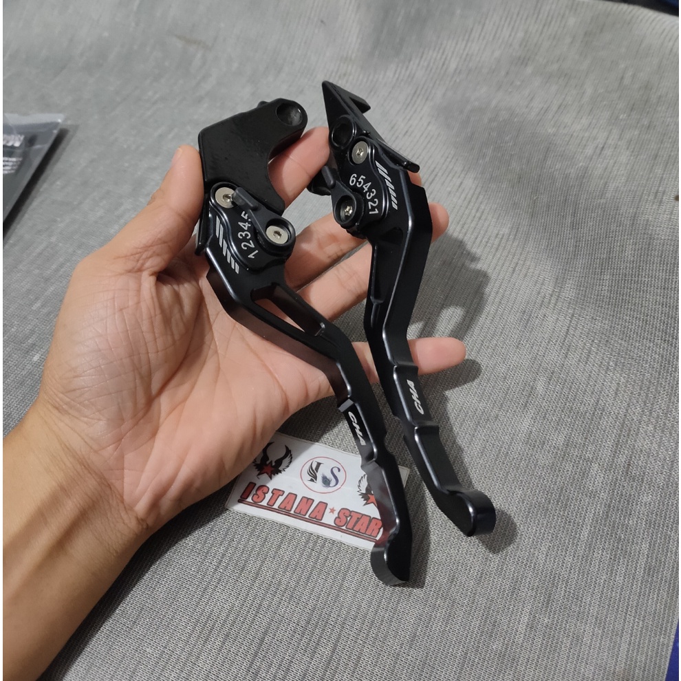 Handle REM Tiger Variasi Motor Bahan FULL CNC - HITAM