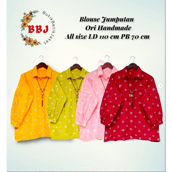 6 WARNA BLUS BLOUSE BATIK ATHALIA TOP 3 MOTIF JUMPUTAN JUMBO BLUS XXXL HANDMADE KATUN HALUS SERAGAM PESTA CANTIK KANTOR KERJA SERAGAM KONDANGAN  KATUN HALUS BIG SIZE BUSUI FRIENDLY MOMMY FRIENDLY